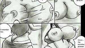 Giantess breast expansion in animated hentai comic compilation 2 rocks.