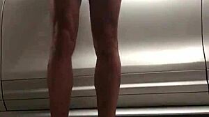 Spying on gym activities in the garage