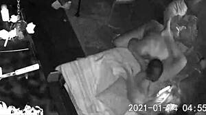 What Do Hidden Cameras Capture in Hotel Rooms with Amateur Wives?