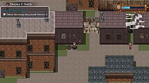 Cute girl finds something strange in man's box