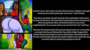 18-Year-Old Bangs Stepmom and Her Big Booty Friends in Comic