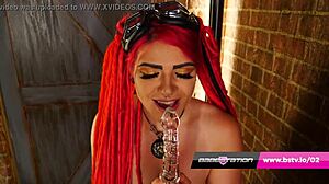 Double Penetration Fun with British Alt Girl Amber Phoenix