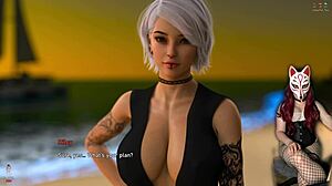 Steps of Debauchery 31 features sexy babes on public beach