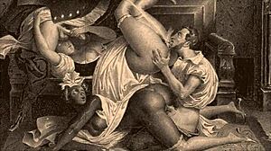 vintage erotic drawings with sensual retro charm