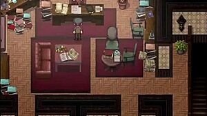 Cute girl finds something strange in man's box