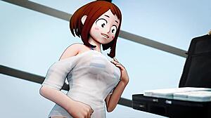 丽日御茶子英雄招募口交冒险