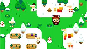 Christmas Hentai Game with Poppy Covered in Hot Cum