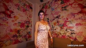 I watch curvy Lyne get fuckd POV at home, so hot!