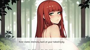 Spirit harem hentai game ep 2 features huge creampie for redhead curvy girl