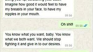 omg, sent stepmom a dick pic by mistake on WhatsApp... her reaction tho! 😳