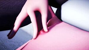 I ride Mozuku in cowgirl position with footjob in hentai compilation