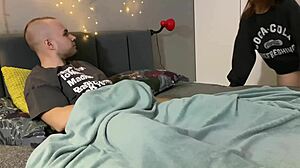 Neighbor caught me jerking off and gives instructions