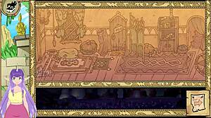 Princess Jasmine in queen trainer hentai! She shows off big tits and gets sexy action.