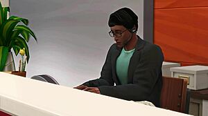 The ceo is getting fucked in the office