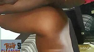 Girl Rides Black Cock Despite Pain Until Climax