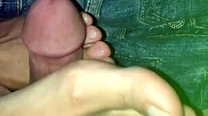 Beautiful Feet Wife Does Footjob