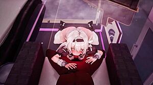 嘿，想看小春在狂野动漫里骑乘玩牛仔吗？