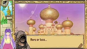 Princess Jasmine in queen trainer hentai! She shows off big tits and gets sexy action.