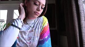 18-Year-Old Laya Rae's Naughty Business Proposal in Family Therapy