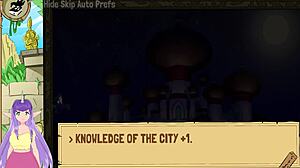 Princess Jasmine in queen trainer hentai! She shows off big tits and gets sexy action.