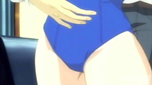 Hentai stepdad gropes young daughter in swimsuit uncensored.