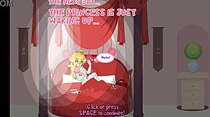 peach's untold tale begins with a train adventure