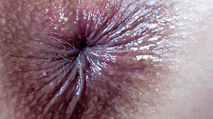 extreme closeup of kinky asshole fingering fetish.