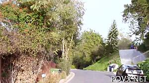 Teen Pussy Drilled Hard in Rough POV Action with Sexy Young Babe.