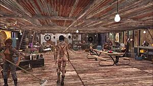 I admire Chyler Leigh as a top model in Fallout 4 fashion.