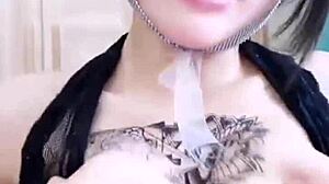 Watch this Chinese cam girl perform as a slut on camera