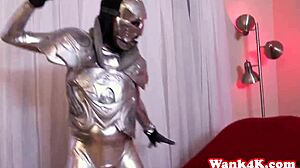 Superhero Cosplay Babe Gets Facial in Wild Fourway! 💦