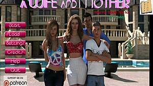 wife and stepmother get erotic in this hentai anime 😏