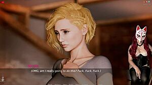 ms denvers dances at 40 in the nightclub with brunette