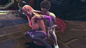 Makai kishi fucks tight pussy in spooning pose