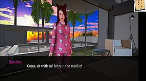 My New Family 82: Redhead Teen's Intriguing Ass And Tits Adventure