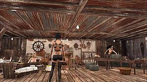 I admire Chyler Leigh as a top model in Fallout 4 fashion.