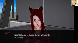 My New Family 82: Redhead Teen's Intriguing Ass And Tits Adventure