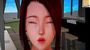 My New Family 82: Redhead Teen's Intriguing Ass And Tits Adventure