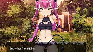 Doskoinpo succubus imp with small tits in femdom fetish