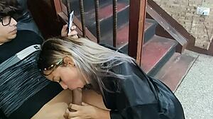 spying on stepbrother leads to unexpected encounter