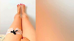 Hot maid teases: would you watch her touch herself all alone?