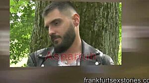 brutal gay orgy with 4 studs bangin’ hard in woods! 😱