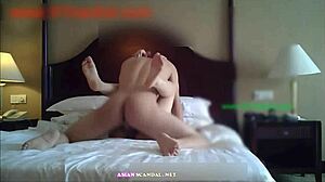 Japanese Model Bent Over for Hard Doggystyle Action