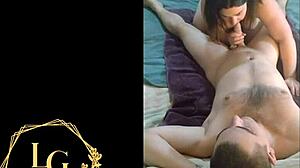 Belle-m�re potel�e suce et avale mon sperme apr�s massage europ�en.