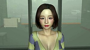 Check out this perfect doll getting creampied in hentai game