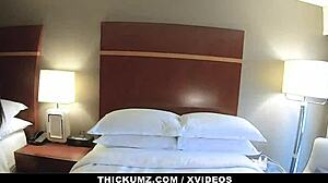 Thickumz - Big Ass Teen Brooklyn Gray Flashes Tits in Public Before Doggystyle