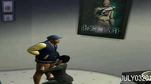 Voyeur Sees Chinese Lady Sucking Black Dick!