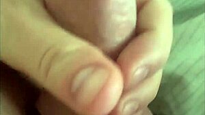 Masturbating with fleshlight toy in public and private locations using shaved cock.