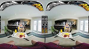 Busty blonde Blake Blossom blooms in virtual reality