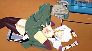 Imu And Miyabi Intense Lesbian Play And Futanari Sex - Senran Kagura Hentai